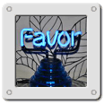 Favor - Blue Neon Nightlight